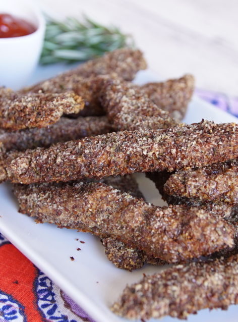 Chicken Tenders with Smoky Ketchup by Dini Klein