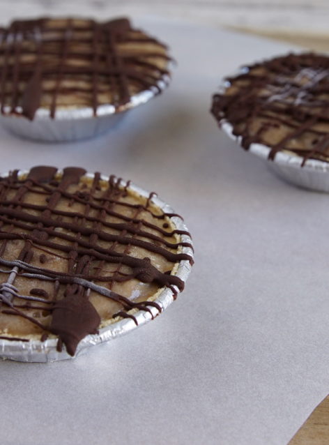 Chocolate Banana Mini Pies by Dini Klein