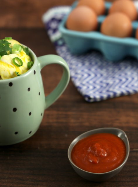 Egg in a Mug Breakfast by Dini Klein