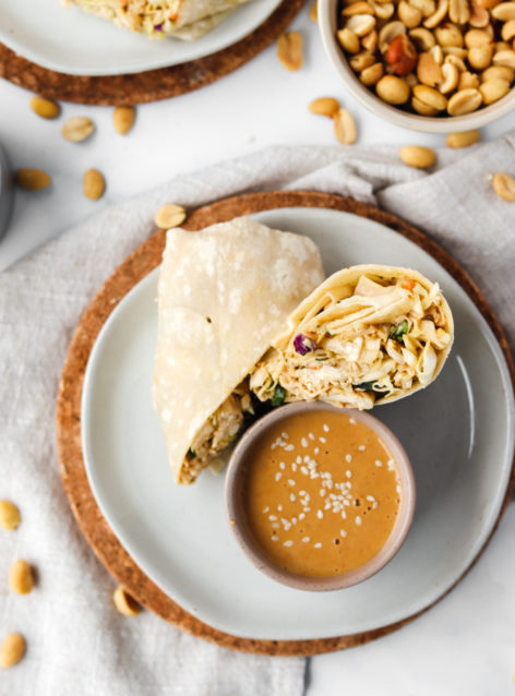 thai chicken wraps