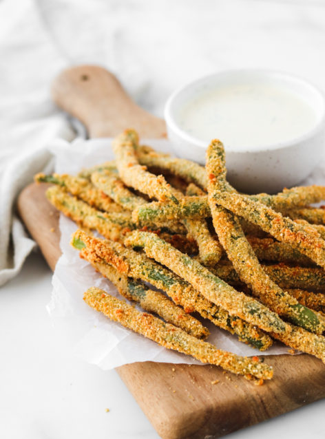 crispy green bean fries