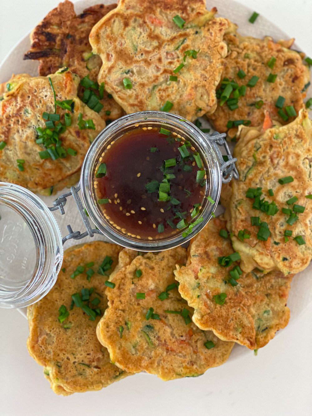 Savory Vegetable Pancakes Prep + Rally
