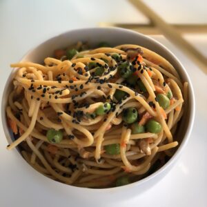 Sesame Noodles With Tofu