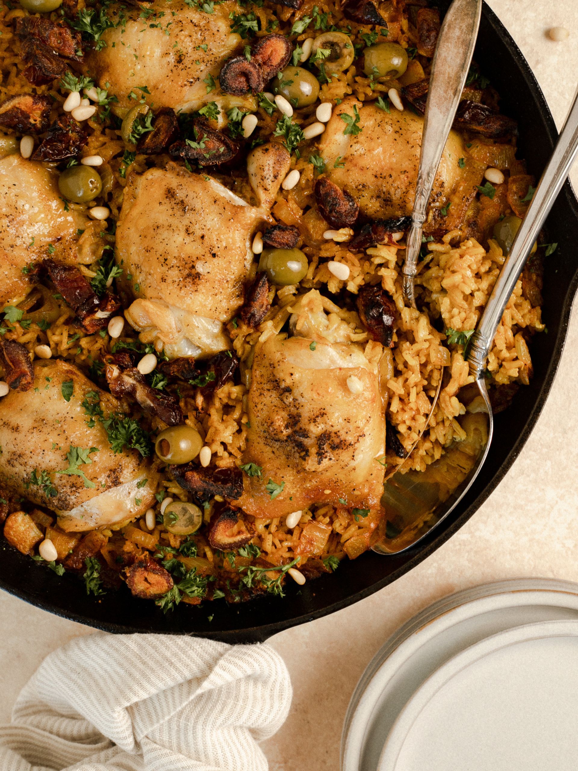 One Pot Moroccan Chicken and Rice: Easy Recipe